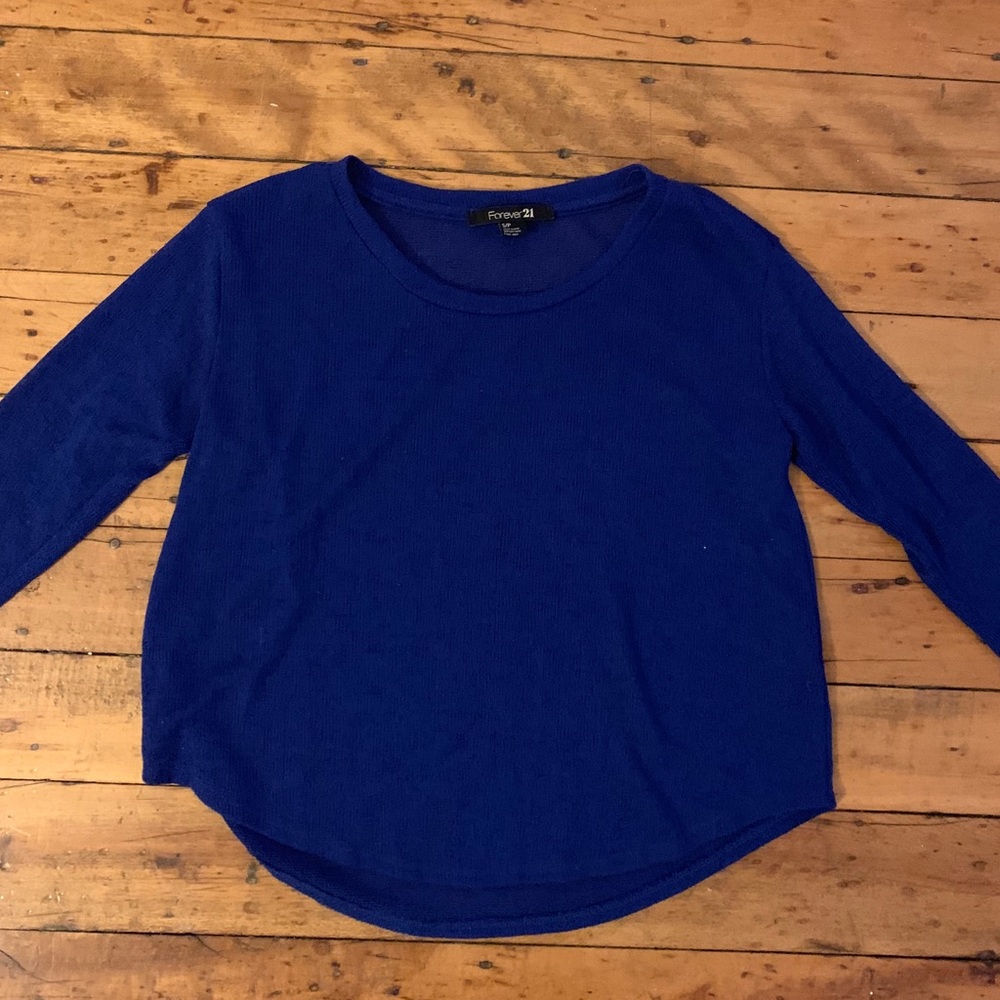 Forever 21 Bright Blue Tunic